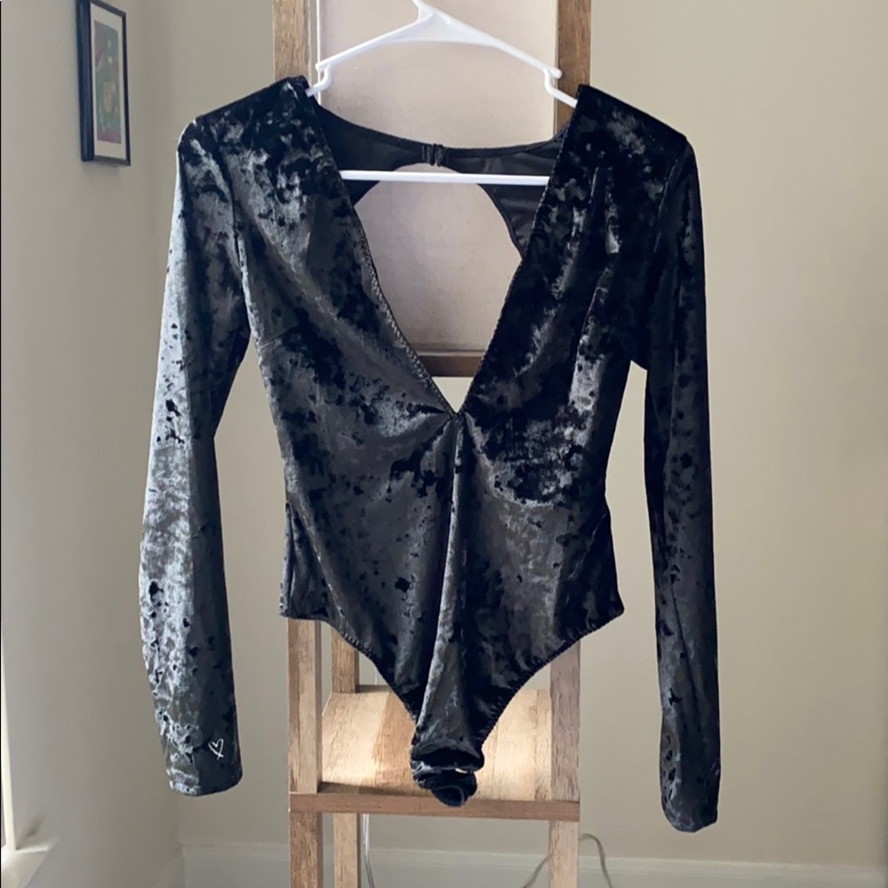 Velvet bodysuit